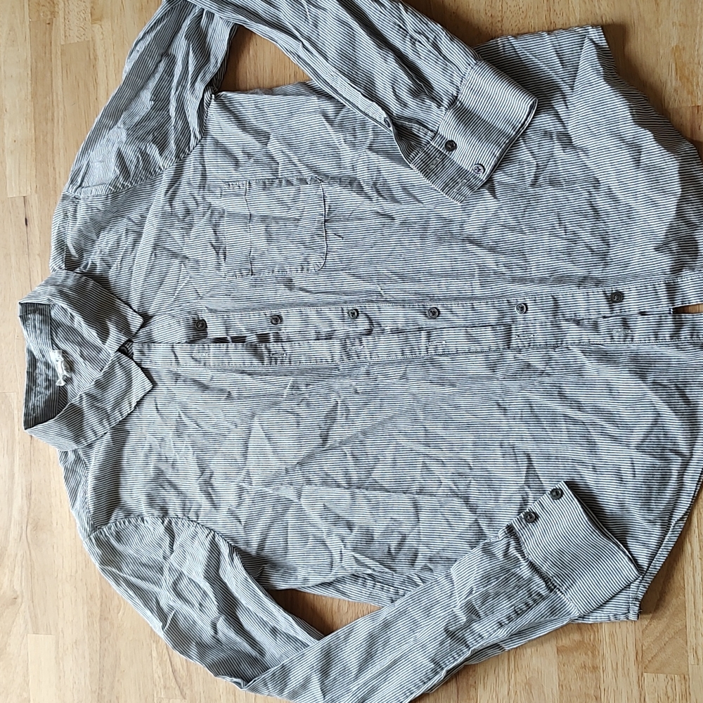 Soft Joie Lightweight Striped Button Down